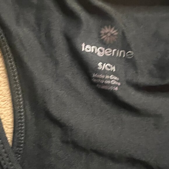 NEW! Tangerine Women Small Gray Black Layered Athletic Workout Gym Tank Top - Picture 5 of 7